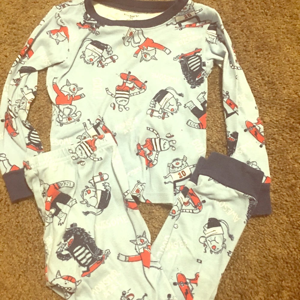 Carters pajamas size 4t